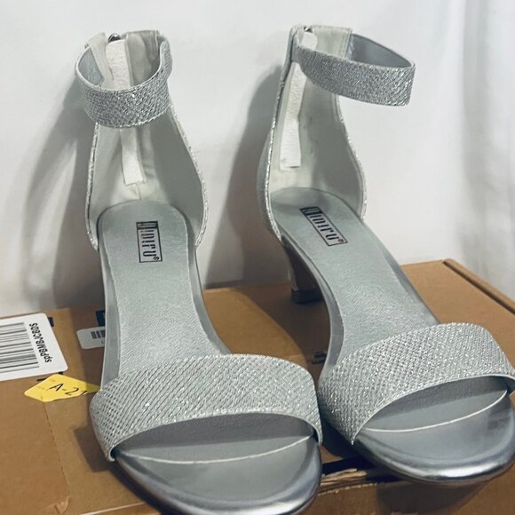 IDIFU NWB-Women's 2" Kitten Heels-Formal Stretch Strappy Ankle-Open Toe-Sz. 9 - Picture 3 of 16